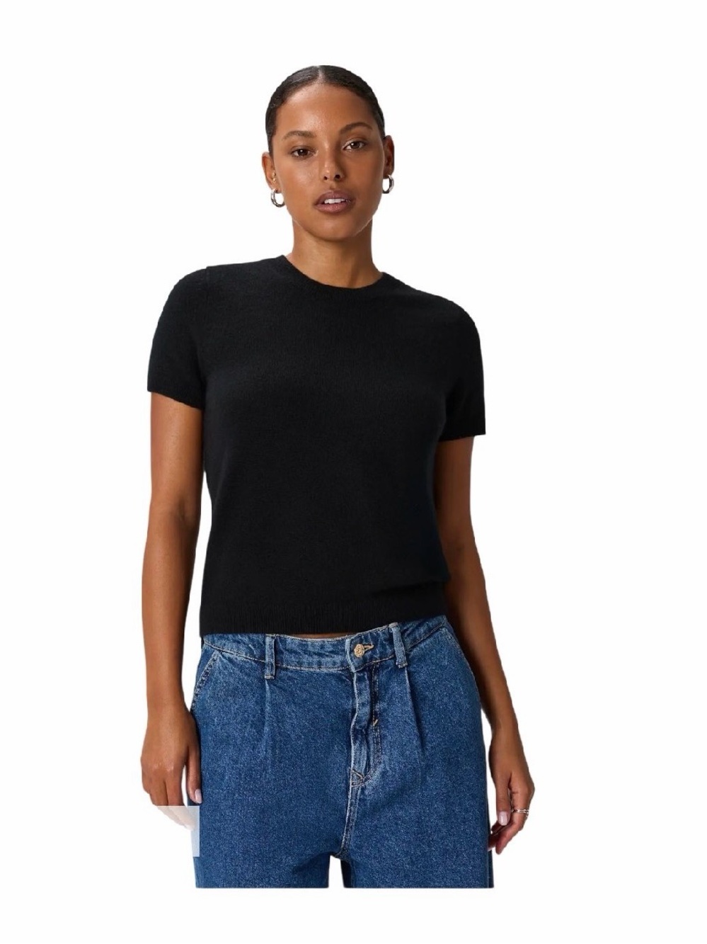 Quince Cashmere sweater tee sz small NWT